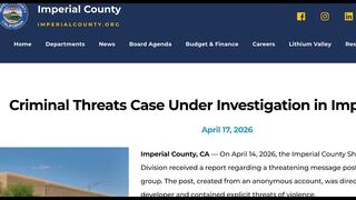 Do you agree with the charges for online threats?